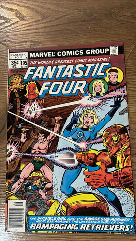 Fantastic Four #195 - Marvel Comics - 1978