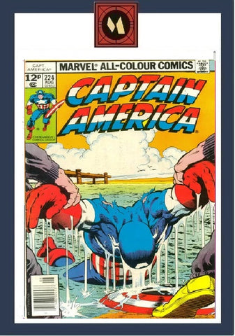 Captain America #224 - Marvel Comics - 1978 - Pence Copy