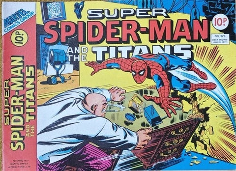 Super Spider-Man And The Titans #226 - Marvel / British - 1977