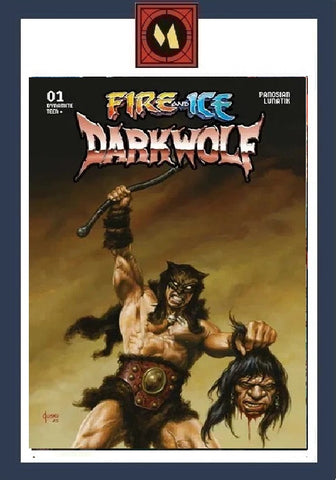 Fire and Ice Darkwolf #1 - Dynamite Comics - 2025 - Jusko Variant