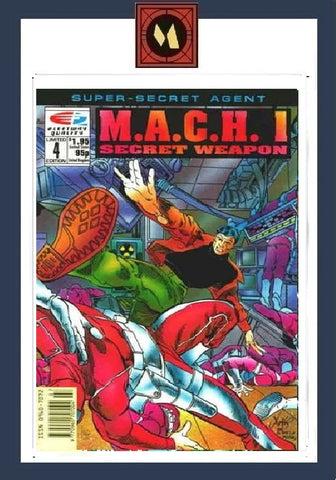 M.A.C.H.1 Secret Weapon #4 - Fleetway Comics - 1991