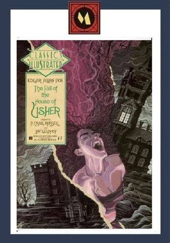 The Fall of the House of Usher (Classics Illustrated) - 1990