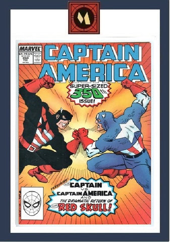 Captain America #350 - Marvel Comics - 1989