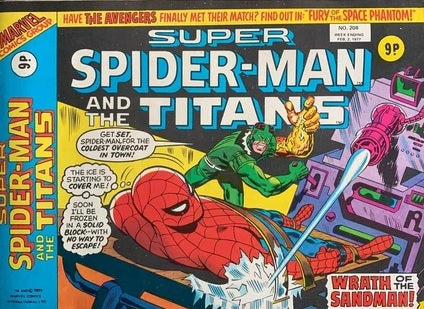 Super Spider-Man And The Titans #208 - Marvel / British - 1977