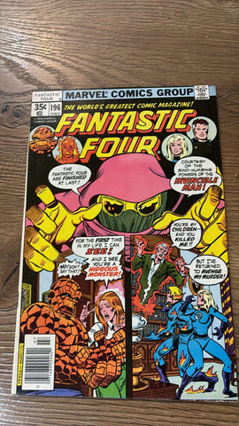 Fantastic Four #196 - Marvel Comics - 1978