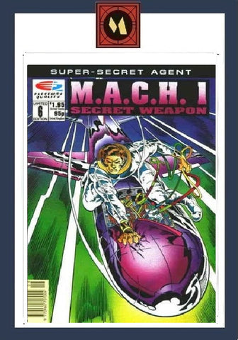 M.A.C.H.1 Secret Weapon #6 - Fleetway Comics - 1991