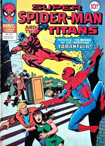 Super Spider-Man And The Titans #229 - Marvel / British - 1977