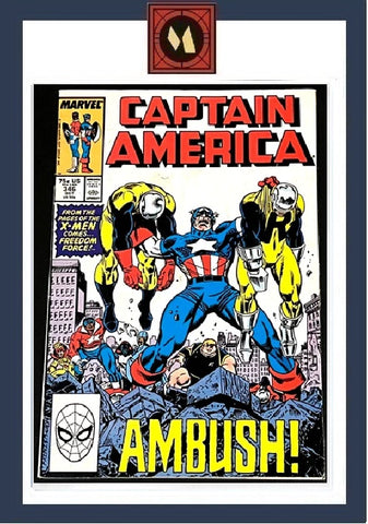Captain America #346 - Marvel Comics - 1988