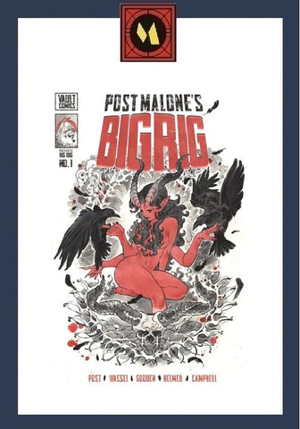 Post Malone's Big Rig #1 - Vault Comics - Momoko Variant - 2025