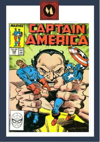 Captain America #338 - Marvel Comics - 1987