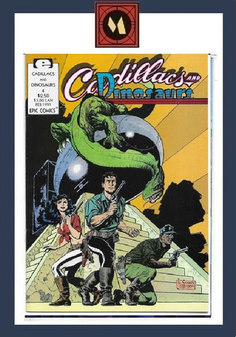 Cadillacs and Dinosaurs #4 - Epic Comics - 1991