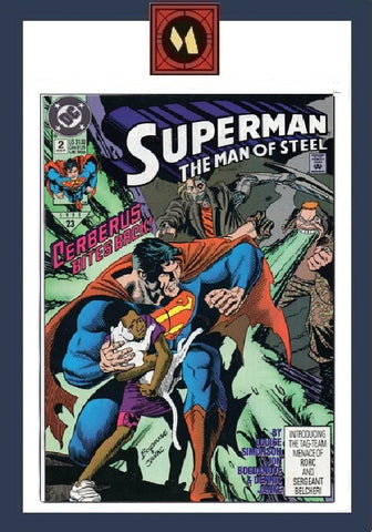 Superman Man of Steel #2 - DC Comics - 1991