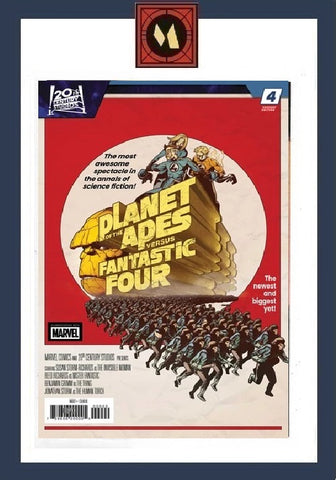 Planet of the Apes vs Fantastic Four #4 - Marvel Comics - 2026