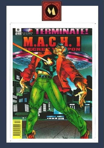 M.A.C.H.1 Secret Weapon #9 - Fleetway Comics - 1991