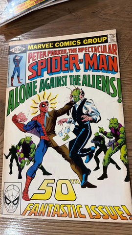 Peter Parker, Spectacular Spider-Man #50 - Marvel Comics - 1981
