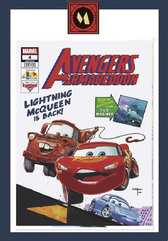 Avengers Armageddon #4 lgy#806 - Marvel Comics - 2026 - Pixar Cars Variant