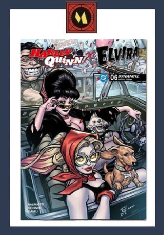 Harley Quinn X Elvira #6 - Dynamite - 2026 - Cover B Hardin