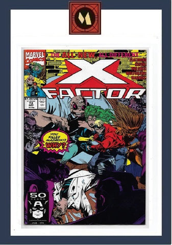X-Factor #72 - Marvel Comics - 1991