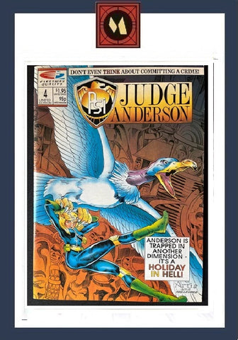 Judge Anderson #4 - Fleetway Quality - 1990