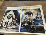 Neal Adams Portfolio Set A & Set B - 1978 - 2 Sets of 4 Color Plates - Signed By Neal Adams