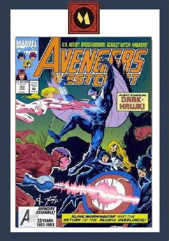 Avengers West Coast #93 - Marvel Comics - 1993