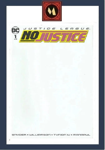 Justice League No Justice #1 - DC Comics - 2018 - Blank Variant