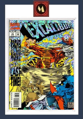 Excalibur #75 - Marvel Comics - 1994 - Holographic Cover