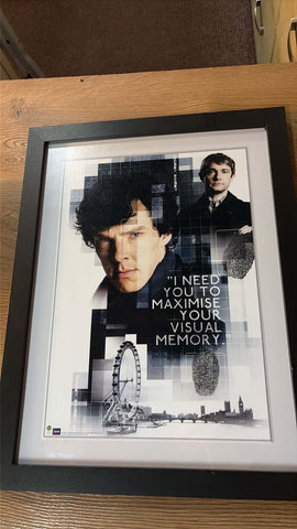 Sherlock Holmes - Benedict Cumberbatch - A3 Framed Poster