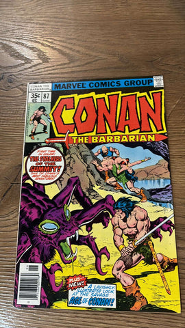 Conan the Barbarian #87 - Marvel Comics - 1978