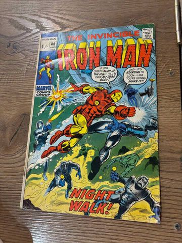 The Invincible Iron Man #40 - Marvel Comics - 1971