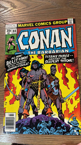 Conan the Barbarian #88 - Marvel Comics - 1978