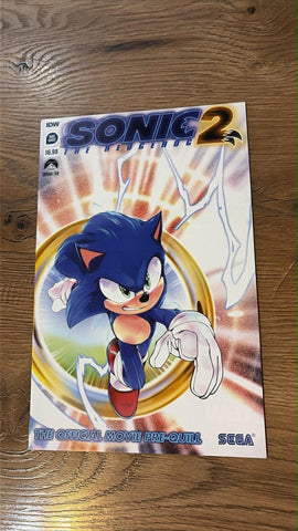 Sonic the Hedgehog 2: Official Movie Pre Quill - IDW -  2022