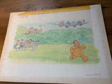 Raggy Dolls - 1984 - Original Art - Pigeon Race Compilation Spread