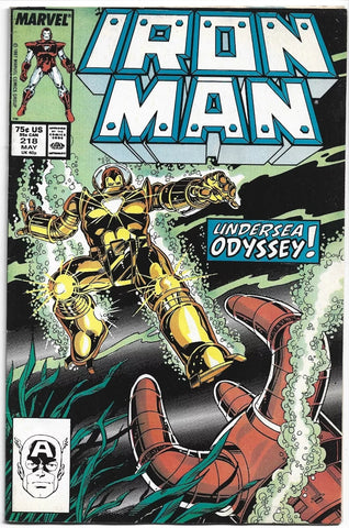 Iron Man #218 - Marvel Comics - 1987