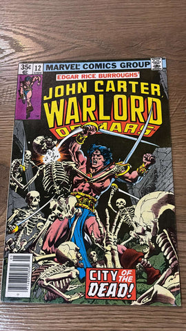 John Carter, Warlord of Mars #12 - Marvel Comics - 1978