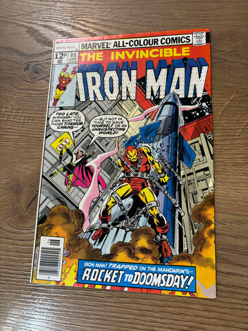 Invincible Iron Man #99 - Marvel Comics - 1977