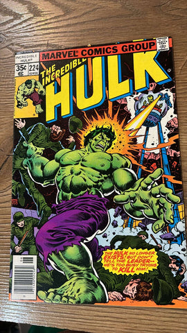 The Incredible Hulk #224 - Marvel Comics - 1978