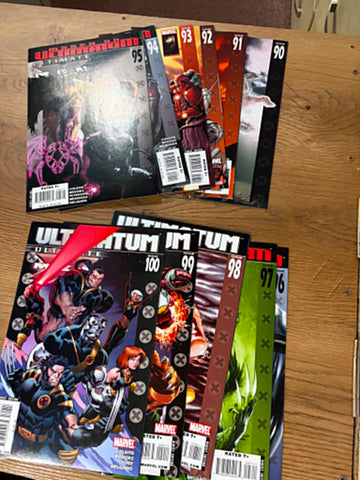 Ultimate X-Men #90-100 (11 x Comic Run) - Marvel Comics - 2008