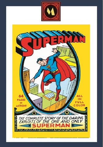 Superman #1 Facsimile - DC Comics - 2025 - Golden-Aged Size