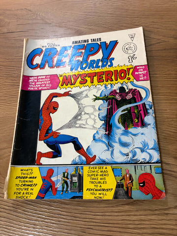 Creepy Worlds #69 - Alan Class - 1966 (Amazing Spider-Man #13)