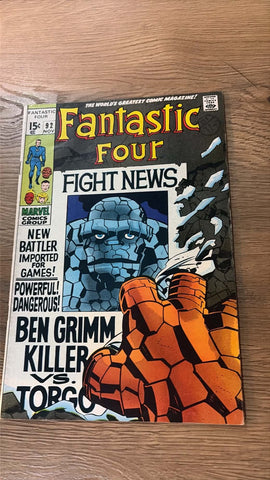 Fantastic Four #92 - Marvel Comics - 1969