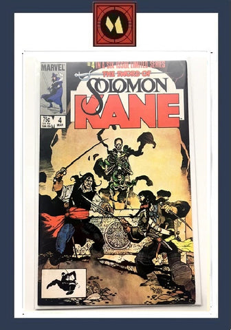Sword of Solomon Kane #4 - Marvel Comics - 1985