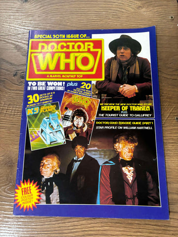 Doctor Who Monthly #50 - Marvel Comics//British - 1981 - with poster