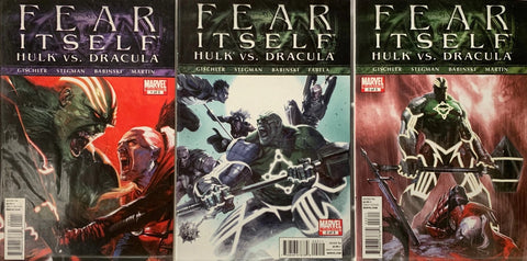 Fear Itself: Hulk Vs. Dracula #1-3 (Set) - Marvel Comics - 2011