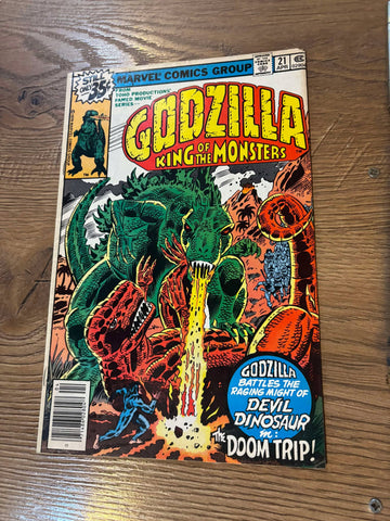 Godzilla #21 - Marvel Comics - 1979