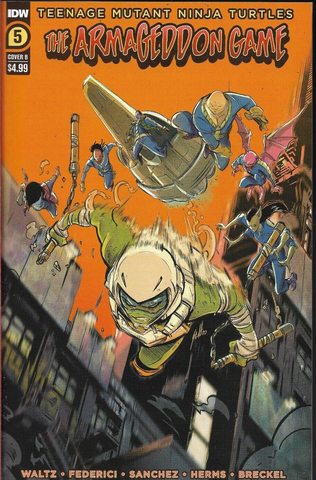 TMNT: The Armageddon Game #5 - IDW  - 2022 - Cover B