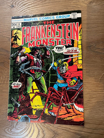 Frankenstein #6 - Marvel Comics - 1973 **