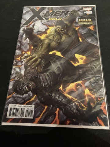 X-Men: Gold #21 - Marvel Comics - 2018 - Granov Hulk Variant