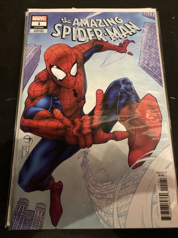The Amazing Spiderman #1 - Marvel Comics - 2018 - Shane Davis Variant 1:25
