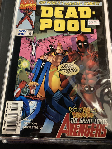 Deadpool Vol. 1 Issue 10 - Marvel comics